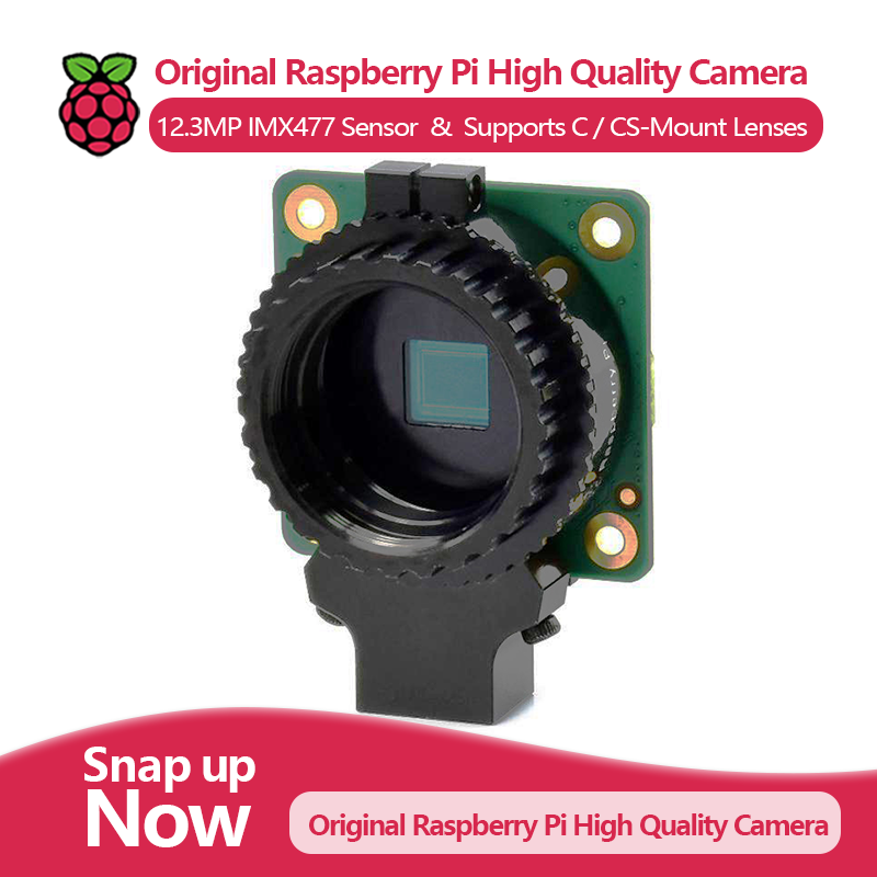 Raspberry Pi Global Shutter Camera Imx296 - Câmera Raspberry Pi original de alta