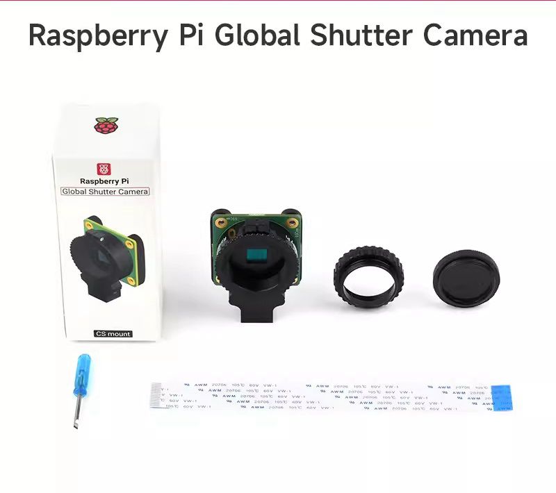 Módulo de Câmera Raspberry Pi  - Raspberry Pi Global Shutter Camera Imx296 avaliação e preço