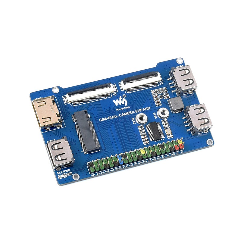 Placa de Expansão de Visão Bin - Raspberry Pi Compute Module 4 Dual Camera Board avaliação e preço