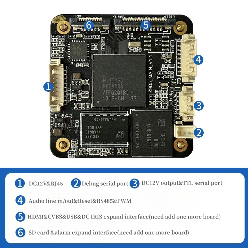 Módulo de câmera de luz ultra  - Imx585 Ultra Low Light Camera Module avaliação e preço